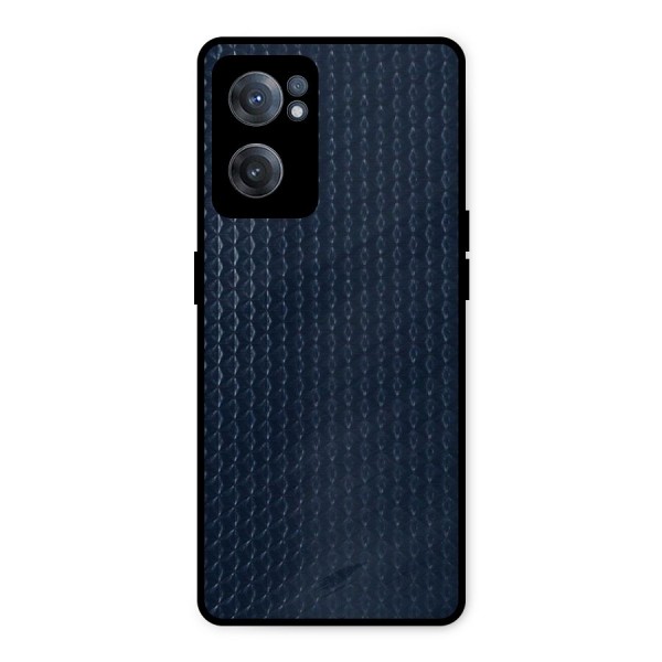 Blue Pattern Metal Back Case for OnePlus Nord CE 2 5G